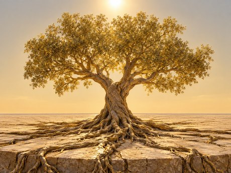 L'Arbre de Mirrhaël, au centre de l'Agora