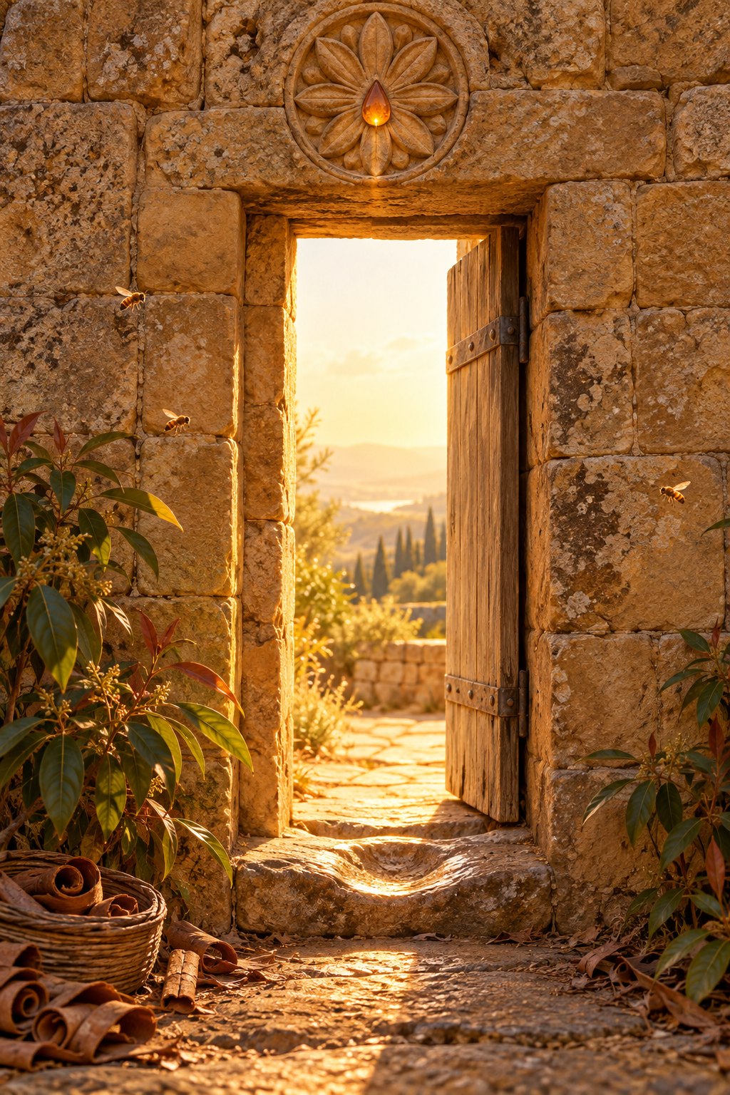 Poterne du Couchant, habillée des attributs de Lumithar