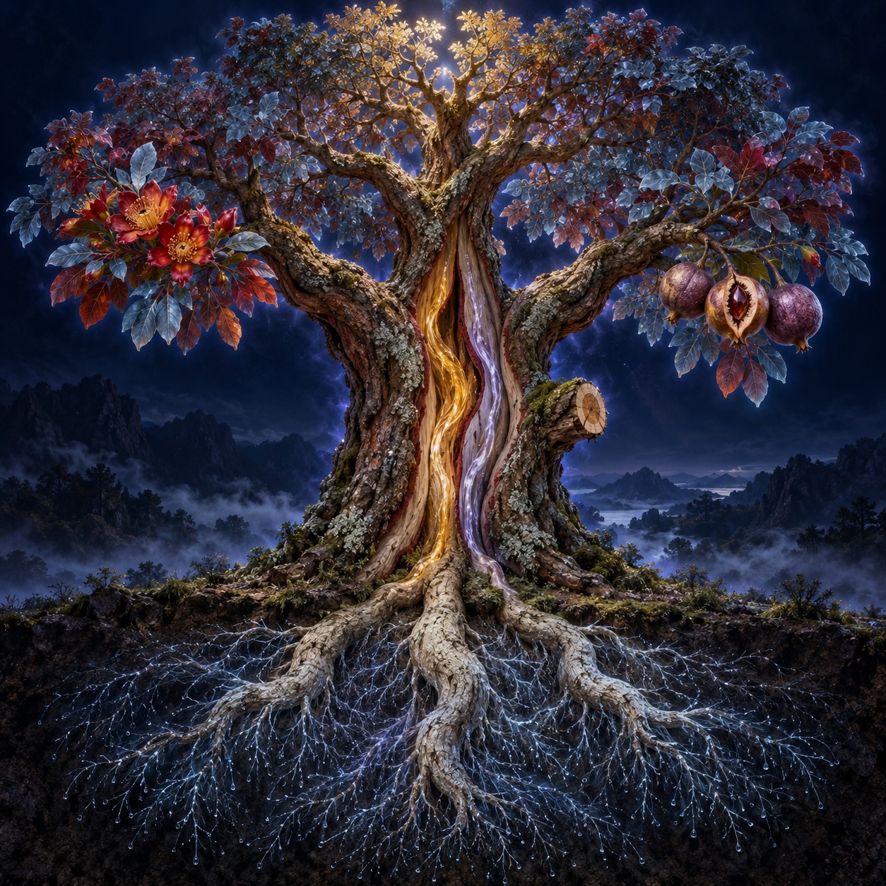 L Arbre de Mirrhael en pleine floraison