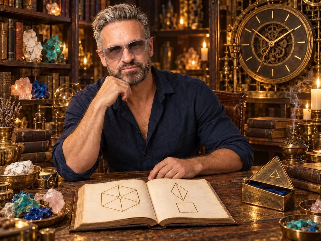 Alexandre, le Passeur, à sa table de travail