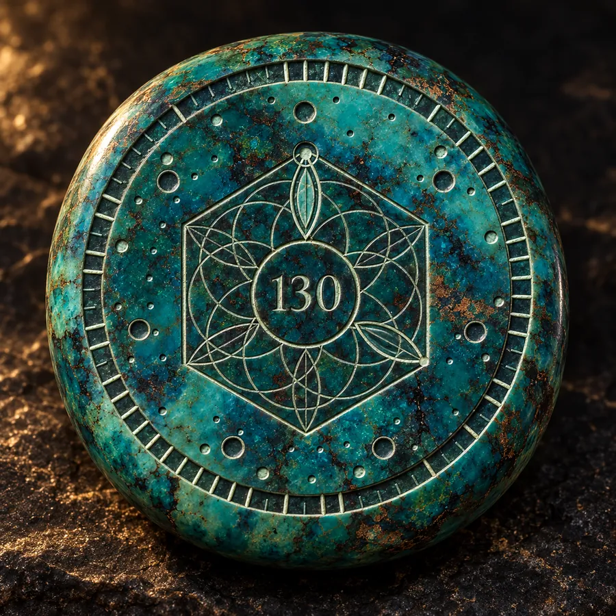 Sceau d’Âme gravé dans une chrysocolle